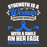 Woman Fighting Diabetes Warrior Diabetic Diabetes Awareness T Shirt Bucket Hat | Artistshot