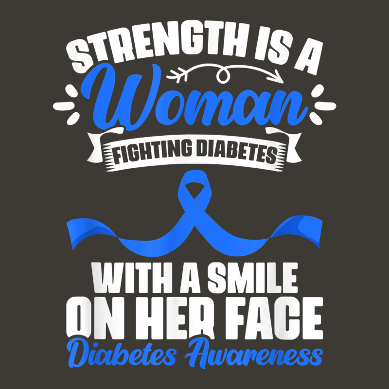 Woman Fighting Diabetes Warrior Diabetic Diabetes Awareness T Shirt Bucket Hat | Artistshot