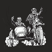 Motorcycle Sidecar Fans Motorcyclists T Shirt Ladies Fitted T-shirt | Artistshot