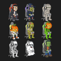 Gamer Halloween Skeleton Vampire Gaming Mummy Boys Kids Teen T Shirt Classic T-shirt | Artistshot