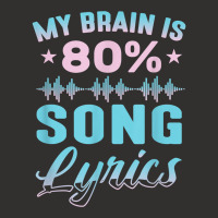 My Brain Is 80 Song Lyrics Funny Singer Catchy Tune Lyrics T Shirt Champion Hoodie | Artistshot