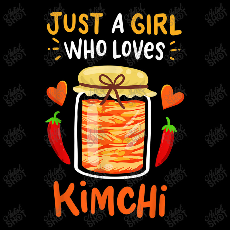 Fermented Vegetables Quote Just A Girl Who Loves Kimchi Cropped Hoodie by LaytonDesign | Artistshot