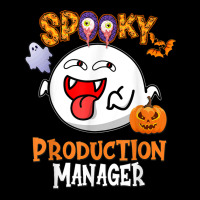 Boo Halloween Costume Spooky Production Manager T Shirt Adjustable Cap | Artistshot