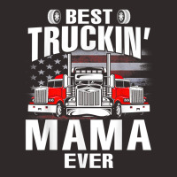 Best Truckin' Mama Ever Usa Flag Father's Day T Shirt Racerback Tank | Artistshot