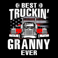 Best Truckin' Granny Ever Usa Flag Father's Day T Shirt Men's Long Sleeve Pajama Set | Artistshot