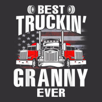 Best Truckin' Granny Ever Usa Flag Father's Day T Shirt Vintage Hoodie | Artistshot