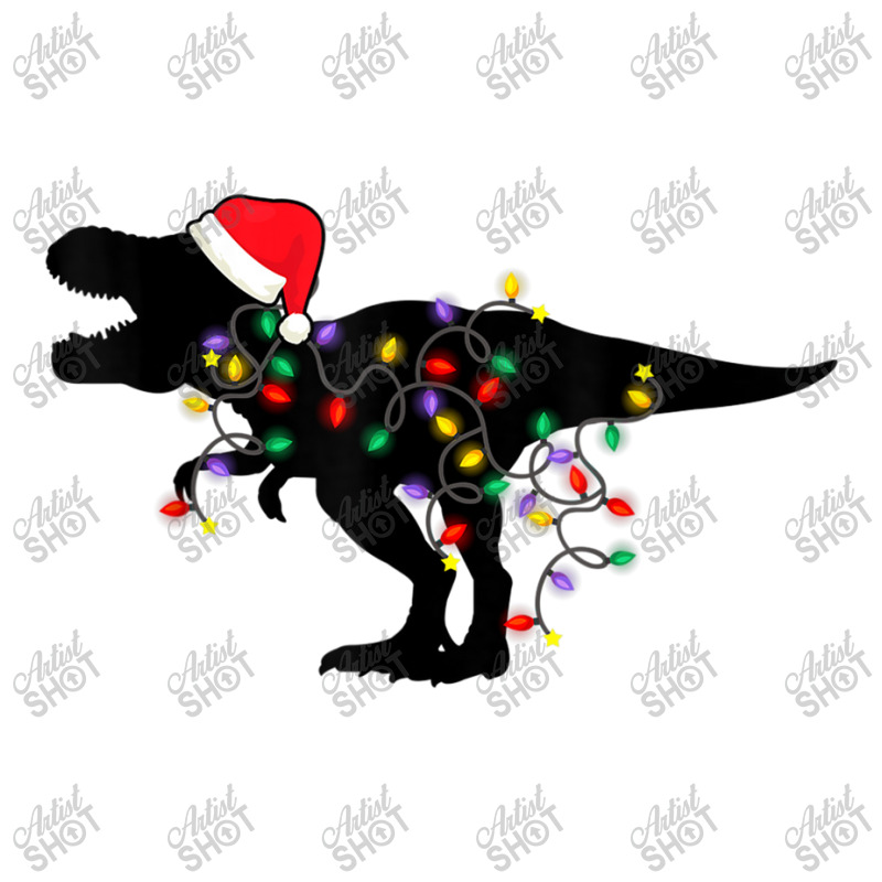 Dinosaur Christmas Lights T Rex Xmas Pajamas Boys Kids Adult Graphic Men's T-shirt Pajama Set | Artistshot