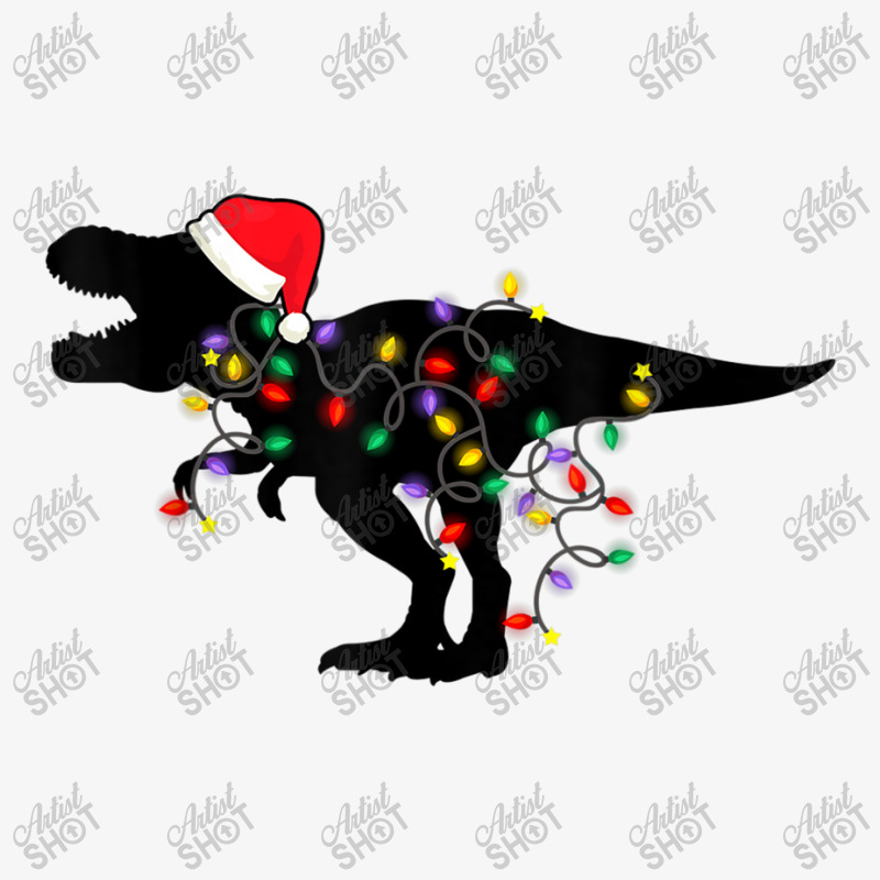 Dinosaur Christmas Lights T Rex Xmas Pajamas Boys Kids Adult Graphic Champion Hoodie | Artistshot