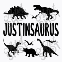 Dinosaur T Rex Justin Justinsaurus Boys Dino Name My Favorite People T-shirt | Artistshot