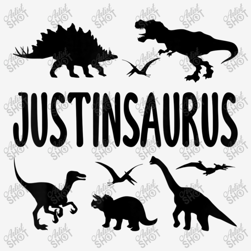 Dinosaur T Rex Justin Justinsaurus Boys Dino Name My Favorite People Classic T-shirt | Artistshot