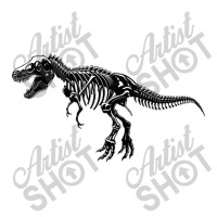 T Rex Trex Dino Dinosaur Black White Sceleton Art Mens My Favorite 3/4 Sleeve Shirt | Artistshot