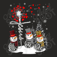 Faith Hope Love Snowman Jesus Dandelion Christian Christmas Women My F Ladies Fitted T-shirt | Artistshot