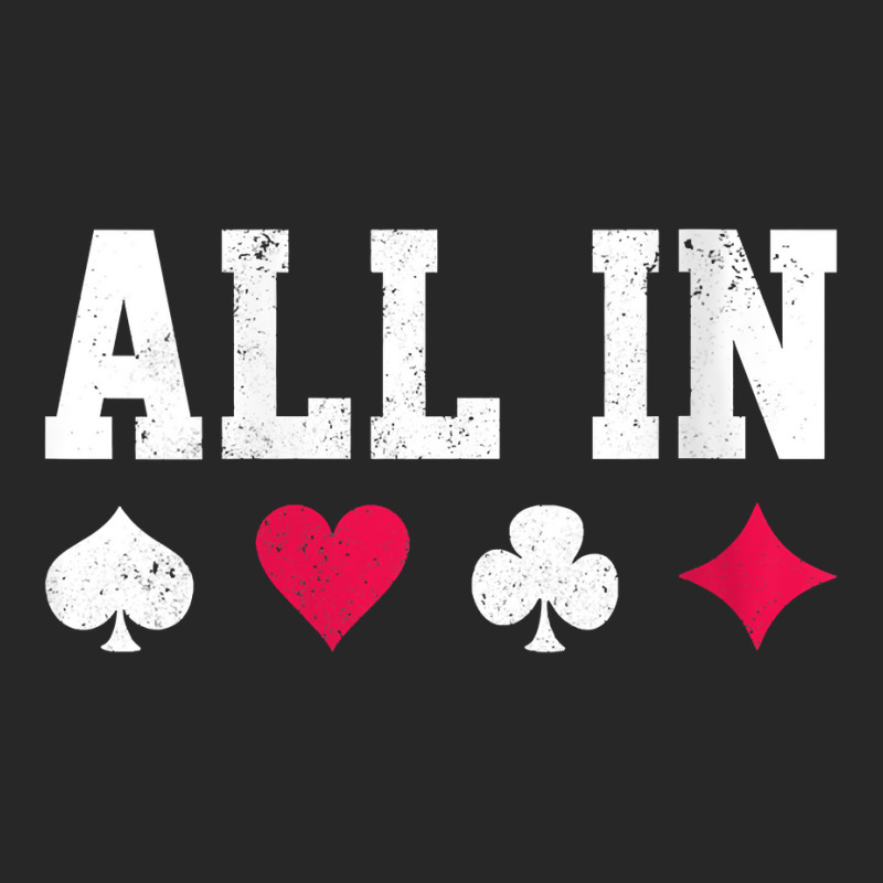 Womens Poker All In Texas Hold'em Gambling Playing Cards Gift V Neck T Men's T-shirt Pajama Set | Artistshot