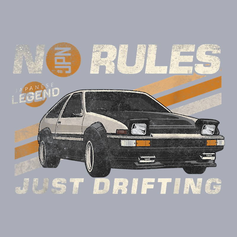 Jdm Vintage Japanese Drift Legend No To Rules Just Drifting T Shirt Tank Dress by woestebjparmal | Artistshot