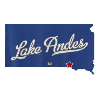 Lake Andes South Dakota Sd Map T Shirt Youth Tee | Artistshot