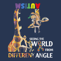 Giraffe Autism Seeing The World From Different Angle Tshirt T Shirt Ladies Denim Jacket | Artistshot