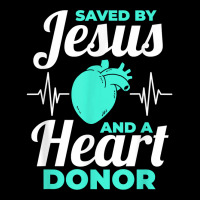 Saved By Jesus And A Heart Donor Organ Donation Awareness T Shirt Cropped Sweater | Artistshot