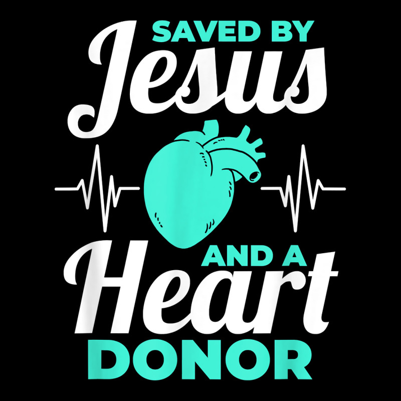 Saved By Jesus And A Heart Donor Organ Donation Awareness T Shirt Cropped Sweater by woestebjparmal | Artistshot