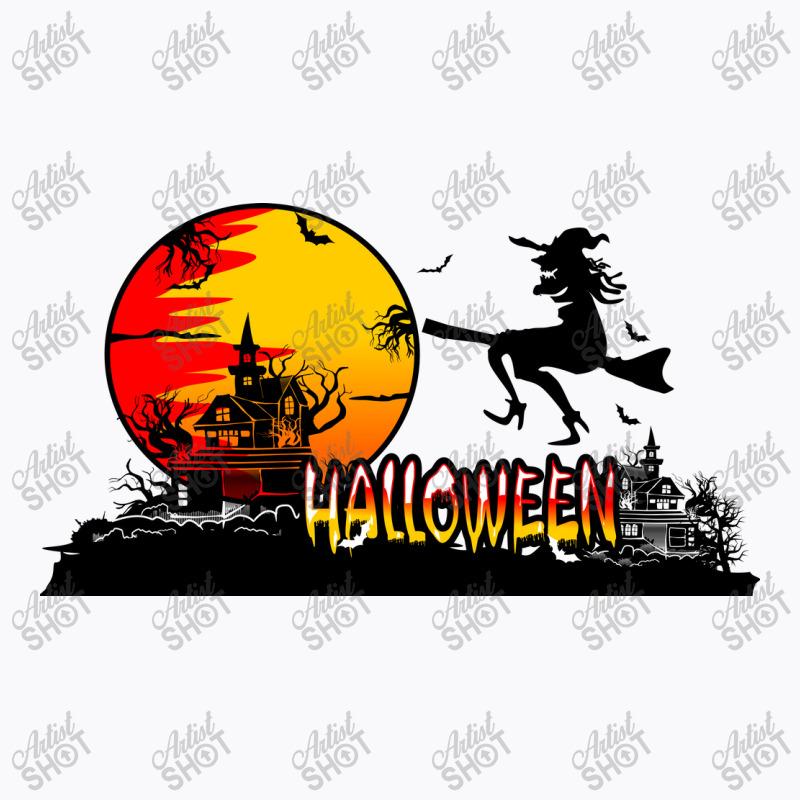 Halloween Graphic T-shirt Design And Typography T-shirt | Artistshot