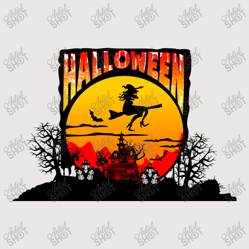 Halloween Graphic T-shirt Design And Typography Pocket T-shirt | Artistshot