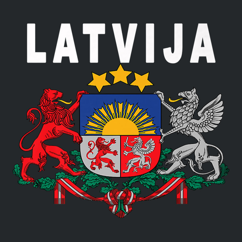 Latvian Language Latvija Emblem Premium T Shirt Crewneck Sweatshirt | Artistshot