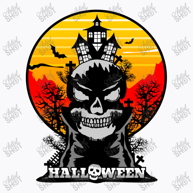 Halloween Graphic T-shirt Design And Typography T-shirt | Artistshot