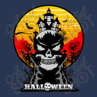 Halloween Graphic T-shirt Design And Typography Men Denim Jacket | Artistshot