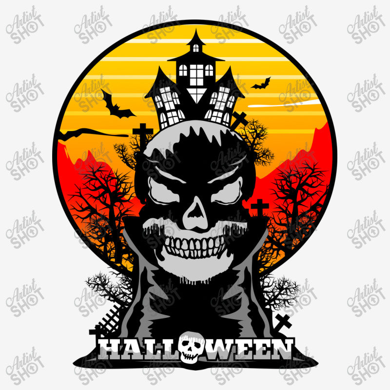 Halloween Graphic T-shirt Design And Typography Baby Bibs | Artistshot