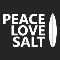 Peace Love Salt   Surfboard Unisex Hoodie | Artistshot