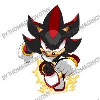 Black Super Hedgehog Running Forward 3/4 Sleeve Shirt | Artistshot