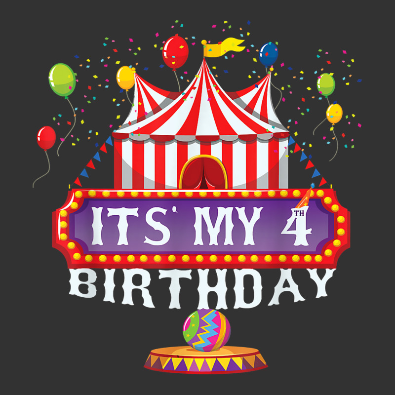 It's My 4th Birthday Ringmaster Kids Circus Party B Day T Shirt Baby Bodysuit by liobuthieleb3 | Artistshot