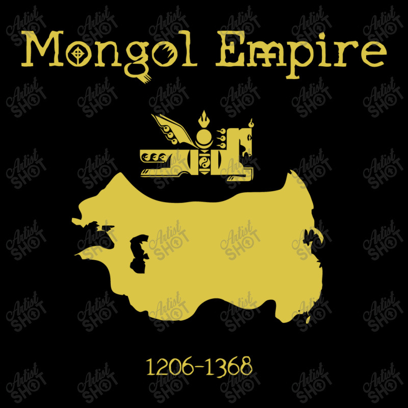 Mongol Empire Map Youth Zipper Hoodie by artsbymnd | Artistshot