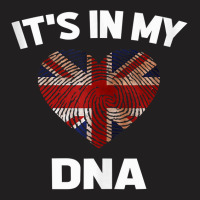 It's In My Dna British Flag Union Jack Britain Uk Tank Top T-shirt | Artistshot