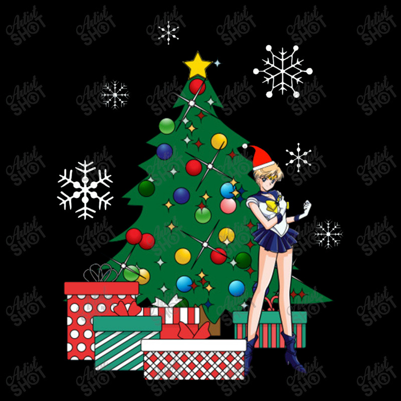 Uranus Around The Christmas Tree Sailor Moon Women's V-Neck T-Shirt by acesenpaii | Artistshot