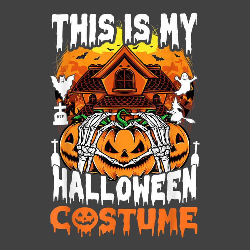 This Is My Halloween Costume Pumpkin Scary Halloween Night Art Charact Vintage T-shirt | Artistshot