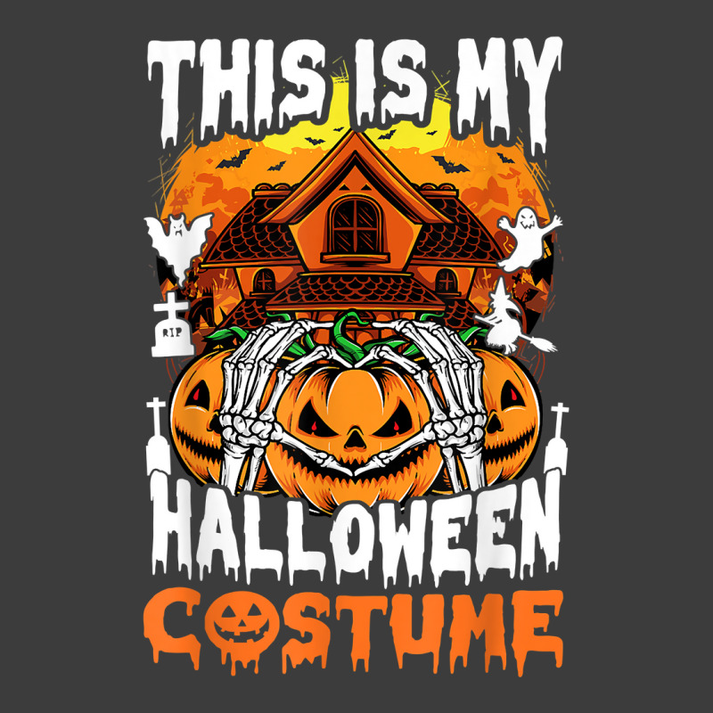 This Is My Halloween Costume Pumpkin Scary Halloween Night Art Charact Men's Polo Shirt | Artistshot