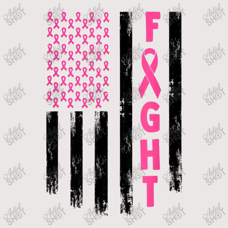 Fight Breast Survivor American Flag Breast Cancer Awareness Lover Gift Pocket T-Shirt by CaleDesign | Artistshot