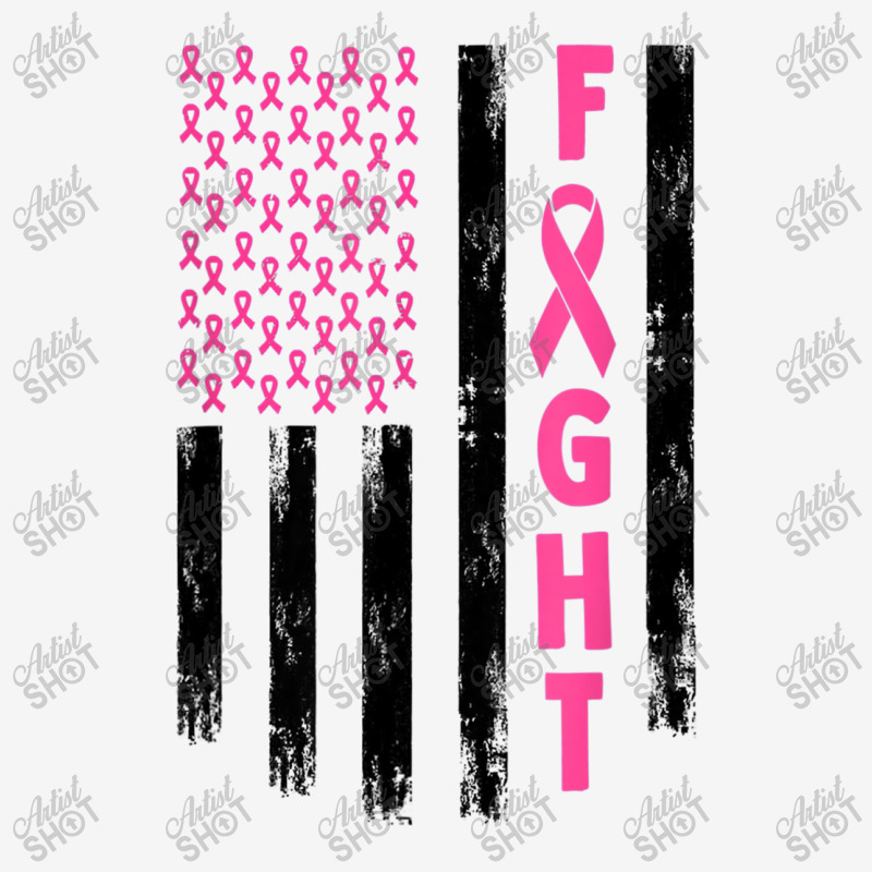 Fight Breast Survivor American Flag Breast Cancer Awareness Lover Gift Classic T-shirt by CaleDesign | Artistshot