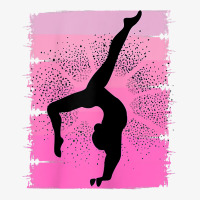 Pink Retro Gymnastics Girls Motivational Handstand Queen T Shirt Ladies Fitted T-shirt | Artistshot