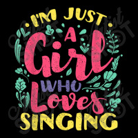 I'm Just A Girl Who Loves Singing - Karaoke Musician Singer Men's 3/4 Sleeve Pajama Set | Artistshot