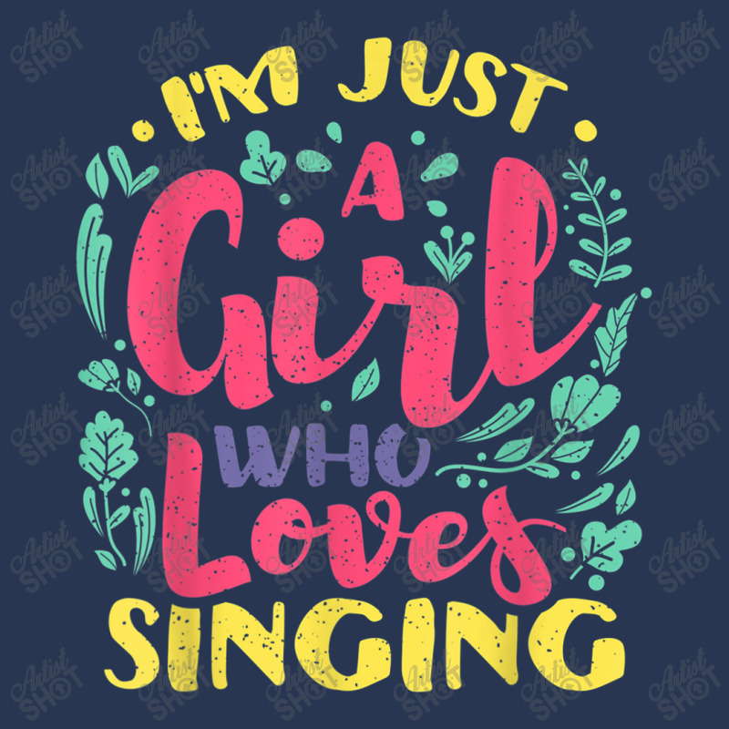 I'm Just A Girl Who Loves Singing - Karaoke Musician Singer Men Denim Jacket by Juan-Design | Artistshot