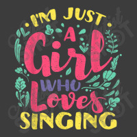 I'm Just A Girl Who Loves Singing - Karaoke Musician Singer Men's Polo Shirt | Artistshot