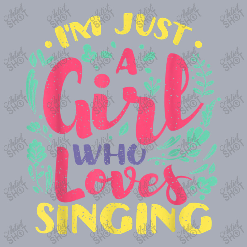 I'm Just A Girl Who Loves Singing - Karaoke Musician Singer Tank Dress by Juan-Design | Artistshot