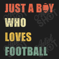 Just A Boy Who Loves American Football Funny Retro Football Classic T-shirt | Artistshot