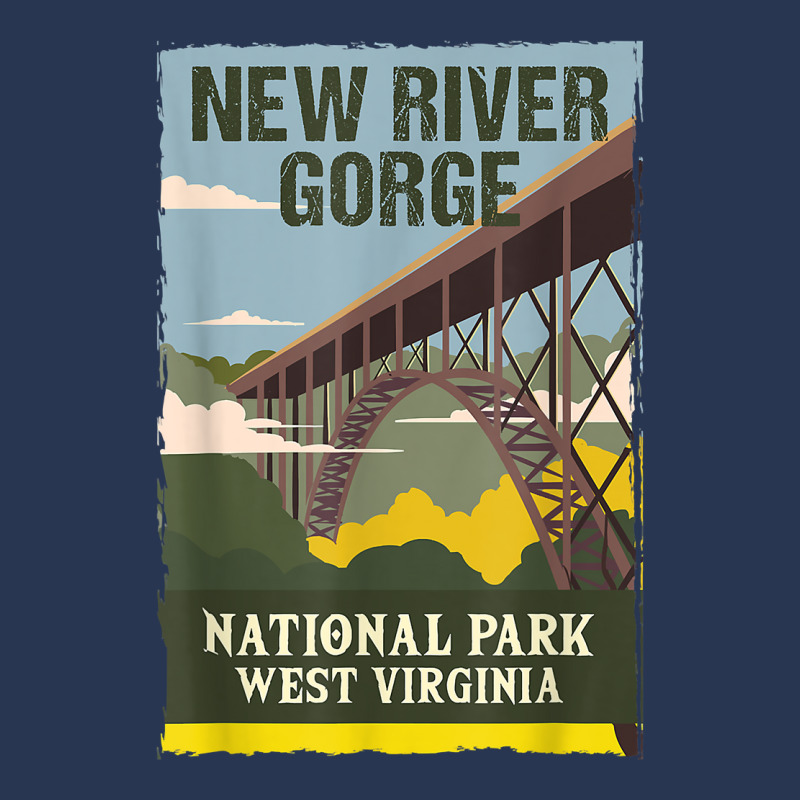 New River Gorge Us National Park Preserve West Virginia Gift T Shirt Men Denim Jacket | Artistshot