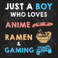 Just A Boy Who Loves Anime Ramen And Gaming Funny Gamer Ladies Polo Shirt | Artistshot