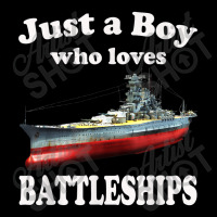 Just A Boy Who Loves Battleships & Ww2 Japanese Yamato Ship Adjustable Cap | Artistshot