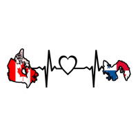 Canada Panama Flag Canadian Panamanian Heartbeat T Shirt Men's T-shirt Pajama Set | Artistshot