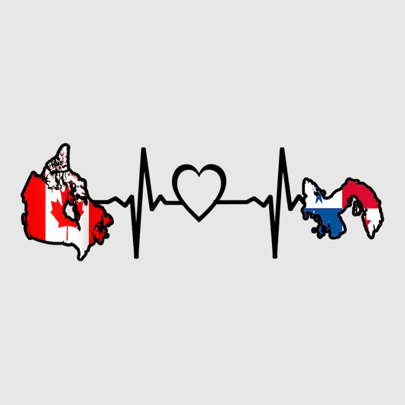 Canada Panama Flag Canadian Panamanian Heartbeat T Shirt Unisex Jogger by dubrayhecallezhd | Artistshot