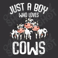 Just A Boy Who Loves Cows Farmers Cow Kids Toddler Boys Vintage Short | Artistshot